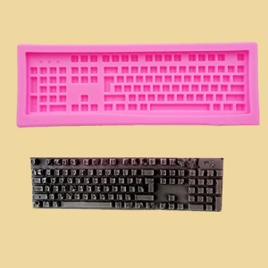 Tastatur Silikonmodel für Schokolade