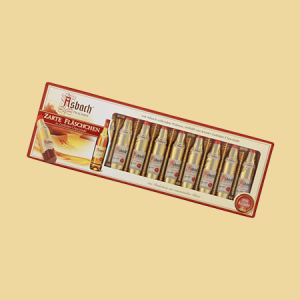 Asbach Zarte Fläschchen Packung Zartbitter mit Kruste 150g