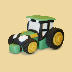 Traktor Marzipanfigur