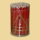 Christbaumkerzen rot mit Glitter 20er