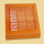 Trüffelbox Chromolux orange für 12 Trüffel