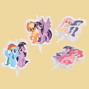 My little Pony Geburtstagskerze 4 verschiedene Motive