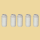 6 Tage Kompolicht weiss 5er Pack