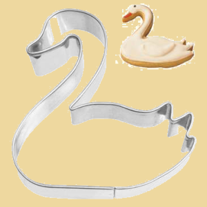 Schwan Keksausstecher 7cm BI Edelstahl