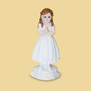 Mädchen Kommunionsfigur 8cm