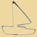 Segelboot Keksausstecher 7cm