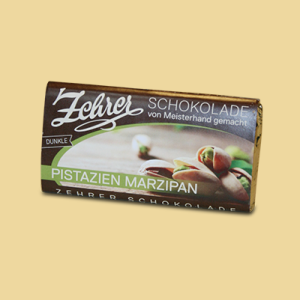 Zehrer Pistazienmarzipan Schokolade Edelbitter