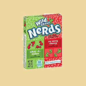 Nerds Mini Dragees what A melon & so verry cherry