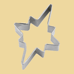 Sternschnuppe Keksausstecher 6,5cm