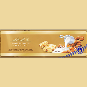 Lindt Goldtafel Weisse Schokolade mit Mandel 300g