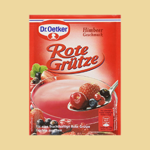 Rote Grütze Himbeer Geschmack