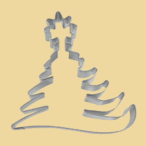 Tannenbaum mit Stern Ausstecher 11cm