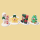 Weihnachtszuckerfigur 4,5cm 4 versch. Motive