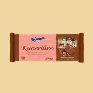 Manner Kuvertüre Vollmilch 200g