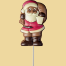 Schokolade Lolli Weihnachtsmann mit Laterne