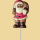 Schokolade Lolli Weihnachtsmann mit Laterne