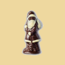 Weihnachtsmann Schokoladefigur Zartbitter