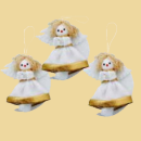 Weihnachtsengel aus Stoff 10cm 3 versch. Motive