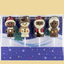 Schoko Weihnachtslolli 4er Set