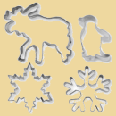 Winterlandschaft Keksausstecherset 4er