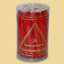 Christbaumkerzen rot 20er