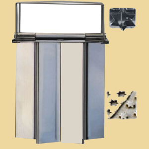 Zimtstern Ausstecher klappbar 5cm Edelstahl