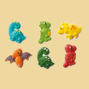 Dinosaurier Zuckerfiguren Set 6er