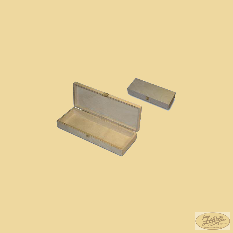 Holzkistchen 21,8x7,5x3cm edel mit Klappdeckel