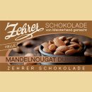 Zehrer Schokolade dunkler Mandelnougat Vollmilch Schoko