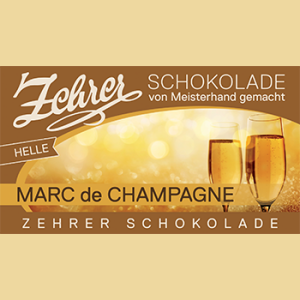 Zehrer Marc de Champagne Vollmilch Schokolade