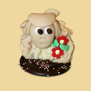 Marzipan Mandelsplitter Schaf