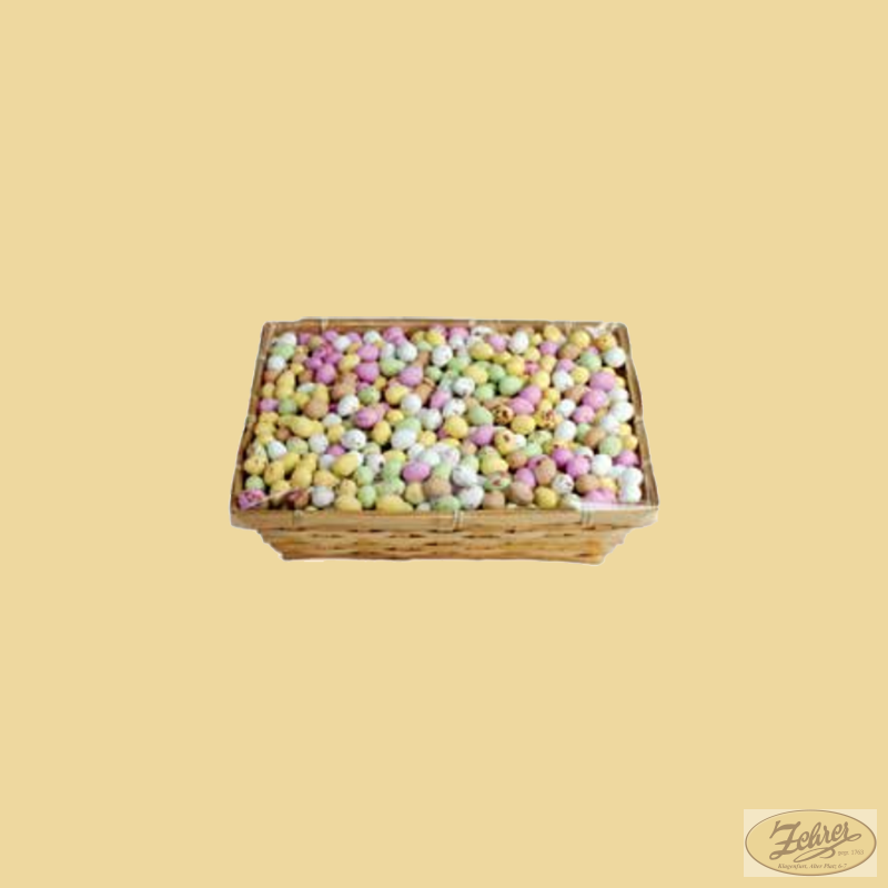 Gezuckerte Mini Eier mit Schokofüllung per 100g, 3,98 € - A