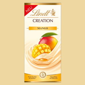 Lindt Creation Mango weisse Schokolade