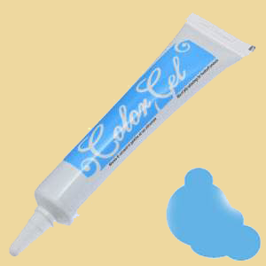 Lebensmittelfarbe Gel in Tube hellblau 20g