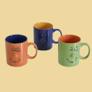 Kaffeebecher Face versch. Motive