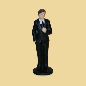 Bräutigam Tortenfigur 11cm