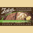 Zehrer Schokolade Ingwer Marzipan auf Haselnussnougat...