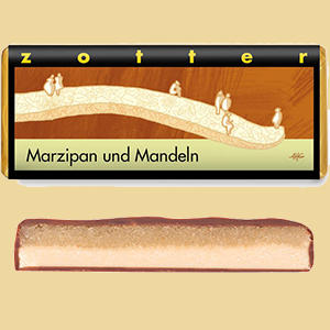 Zotter Marzipan und Mandeln