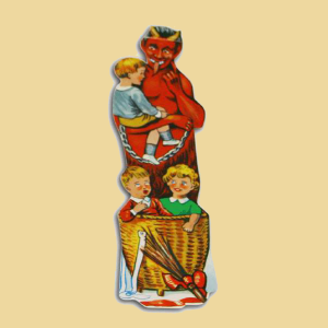 Krampus Relief Krampusaufleger groß