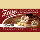 Zehrer Ingwerschokolade Vollmilch "Schokolade Pur"