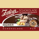 Zehrer Ingwerschokolade Zartbitter "Schokolade...