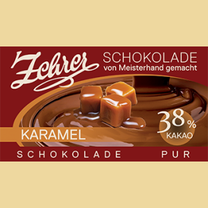 Zehrer Karamellschokolade Vollmilch "Schokolade Pur"
