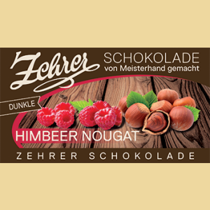 Zehrer Himbeer Nougat Schokolade Zartbitter