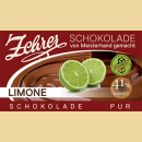 Zehrer Zuckerfreie Limonen Vollmilchschokolade 41%