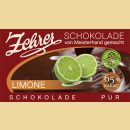 Zehrer Zuckerfreie Limonen Zartbitterschokolade 65%