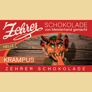 Zehrer Krampusschokolade mit Sahne Nougat Vollmilch 