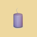 Kerzenstumpen 6x4cm violett