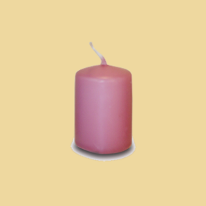 Kerzenstumpen 6x4cm rosa