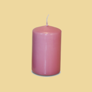 Kerzenstumpen 8x5cm rosa