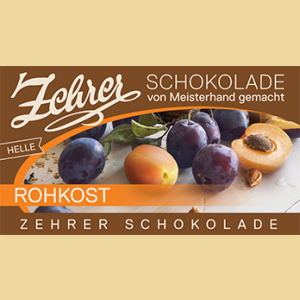 Zehrer Rohkostschokolade mit Rum Vollmilch 